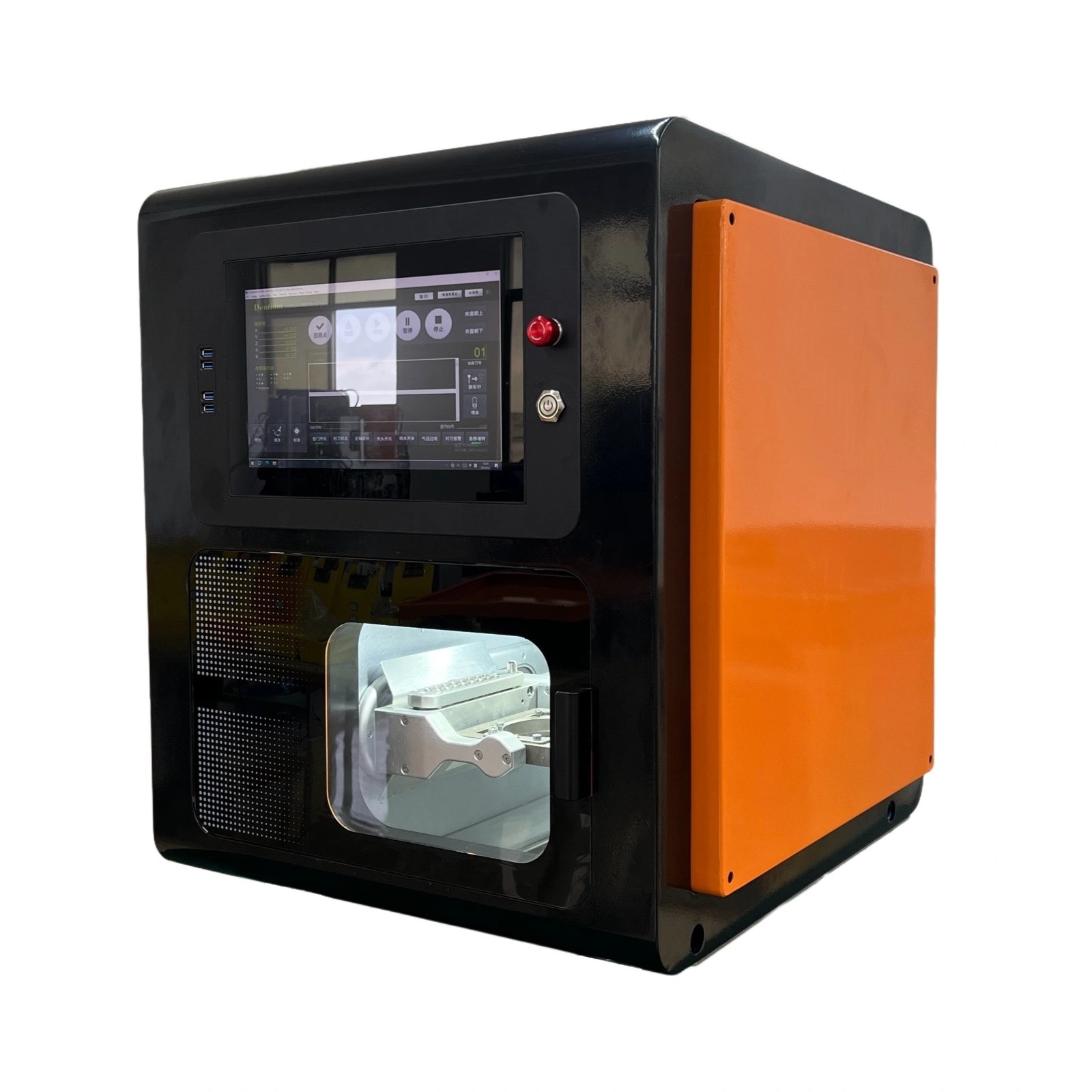 တိုက်တေနီယမ်ပိတ်ဆို့ခြင်းအတွက် DN-W5Z Ultra 5 Axis Wet ကြိတ်စက် 1