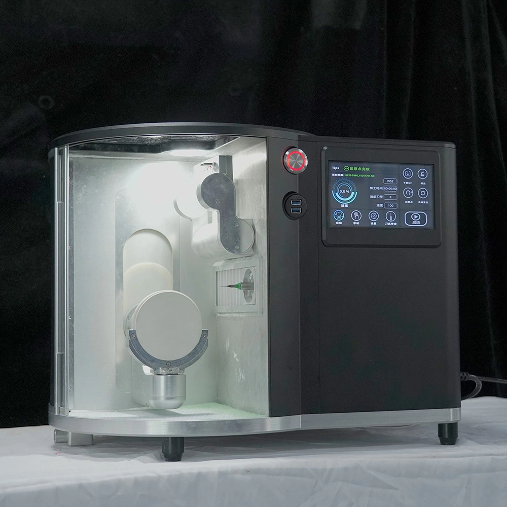 H5Z Hybird Duo U Adeegso Mishiinka Milling 5-Axis ee Zirconia iyo Ceramic galaas ah 1